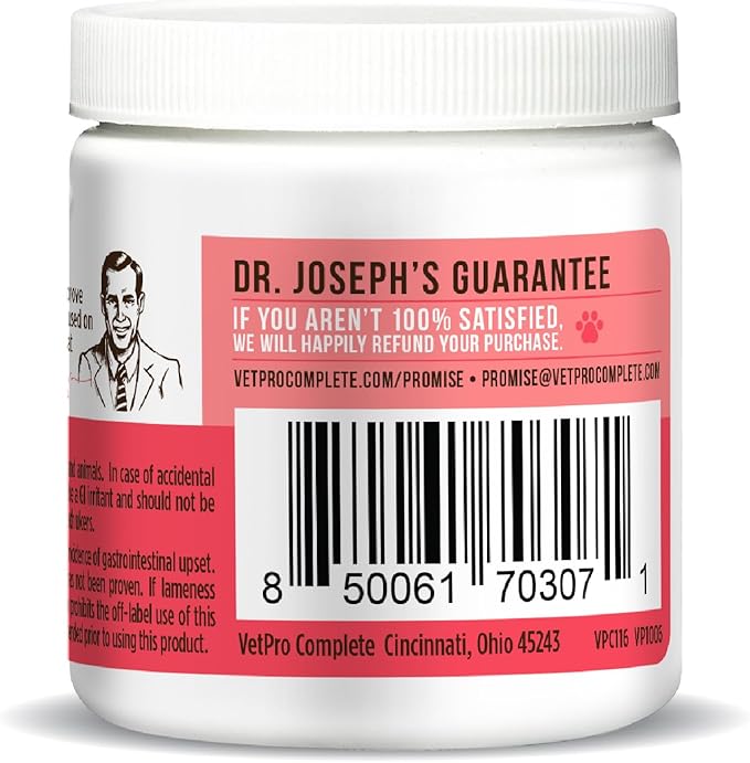 Dr. Joseph's VetPro Complete Multivitamin Dog Supplement, 60 Count (Small Dog 60 Days Supply), 5 in 1 Chew with Vitamins, Enzymes & Nutrients, Hip and Joint Health, Immune System and Allergy Support