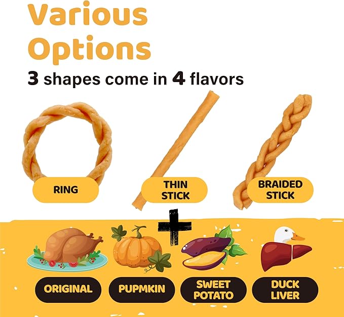 iPaw Turkey Dog Treats, All Natural Human Grade Dog Treat, Suitable for Training chew, US Sourced Raw Material, Hypoallergenic, Rawhide Alternative, Ring (Original)