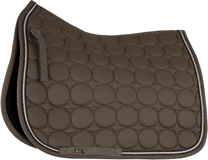 HORZE Marquess Quilted Quick-Dry Dressage Saddle Pad with Crystal Trim