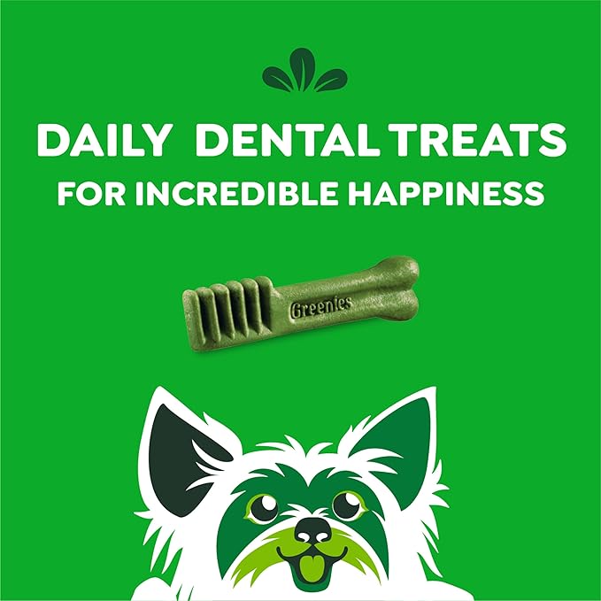 Greenies Original Teenie Dental Dog Treats, 12 oz. Pack (43 Treats)