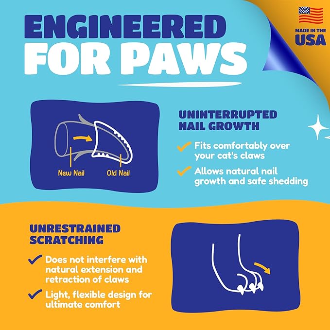 Soft Claws Cat Small Orange