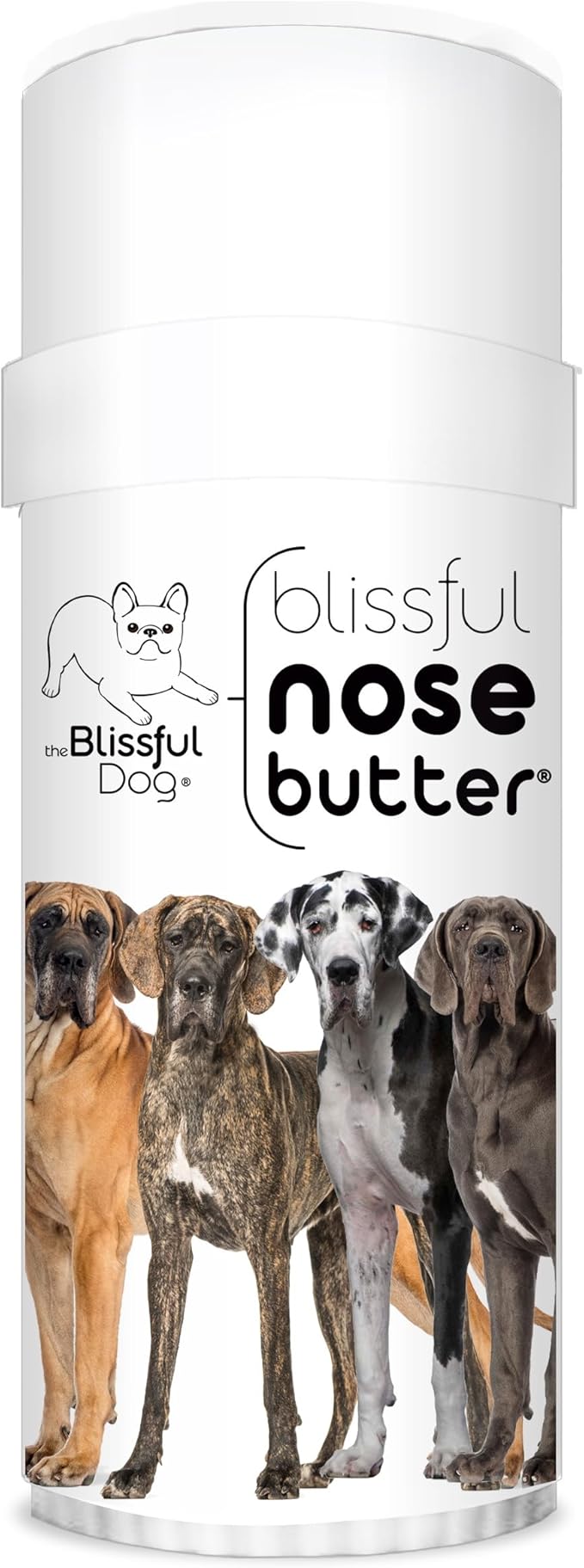 The Blissful Dog Great Dane Unscented Nose Butter - Dog Nose Butter, 2 Ounce