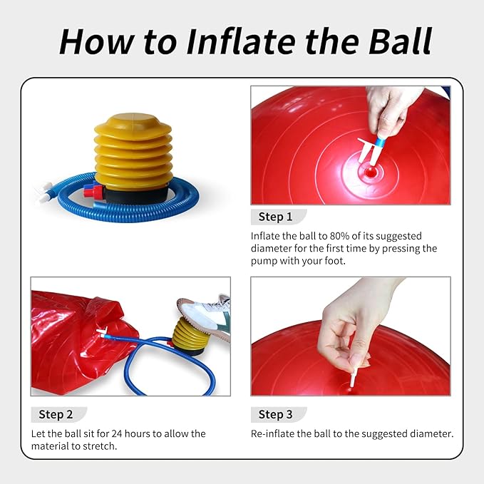17 Inch Horse Play Ball - Anti-Burst Herding Ball for Play & Training