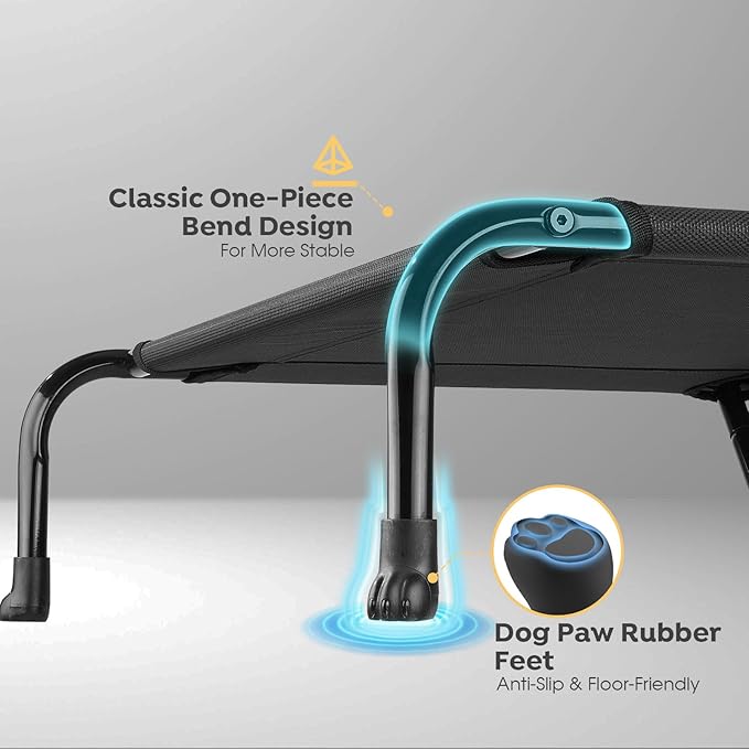 Veehoo Original Elevated Dog Cot Bed - Outdoor, Raised, Cooling, XXL, CWC2417A