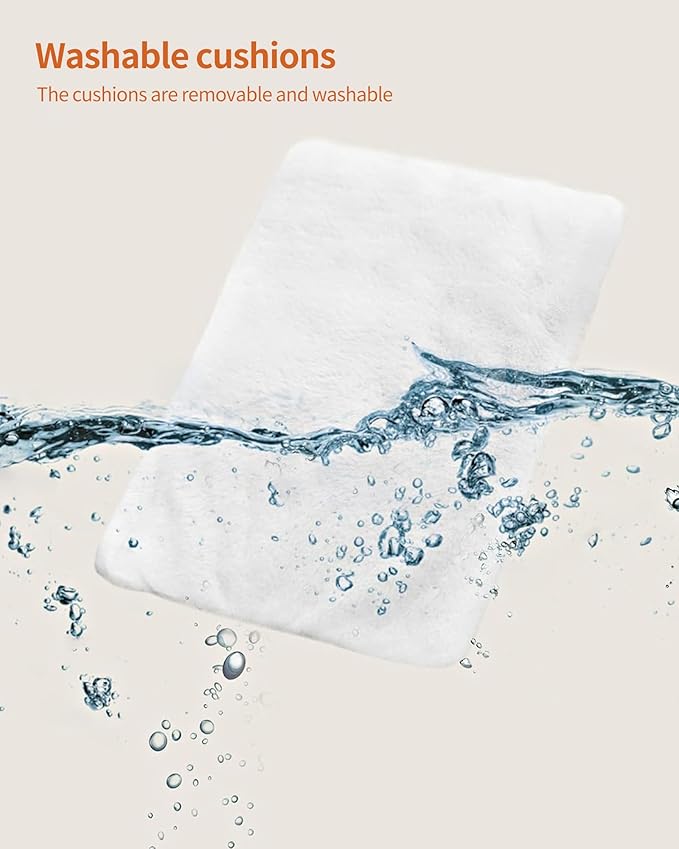 FourFurPets 26.7in Large Cat Tree Tower Condo, Cat Scratch Posts for Indoor Cats, Big Plate, Three 23.6in Full Sisal Scratching Posts, White