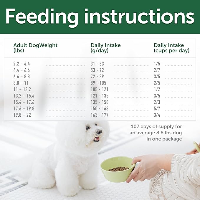 Nature's Protection Superior Care White Dogs Grain-Free Dry Dog Food - High Protein, Tear Stain Dog Food for Small & Mini Breeds Light Coated Adult Dogs, Fresh Pet Meal, White Fish, 22 lb