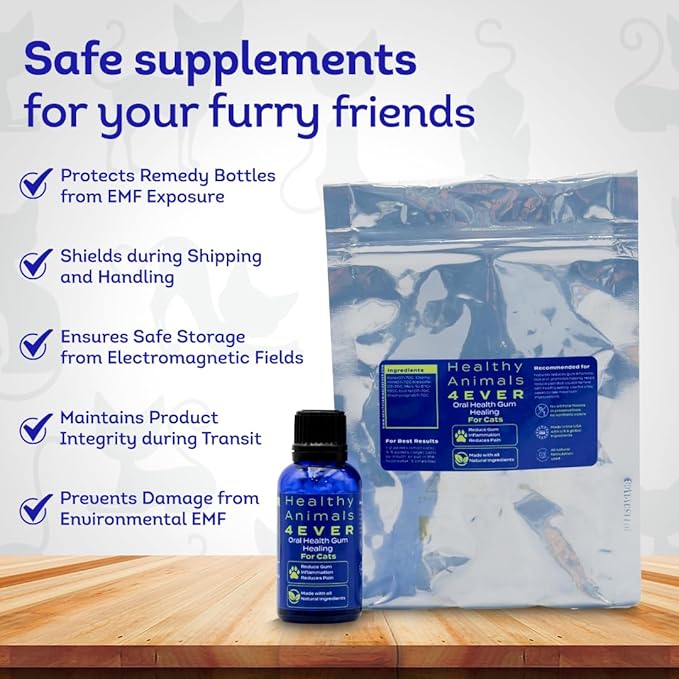 HA4E - Cat Oral Health - Relieves Inflammation, Soothes Pain & Fights Gum Disease - Natural, Non-GMO, Organic, Gluten-Free & Chemical-Free - 300 Tablets