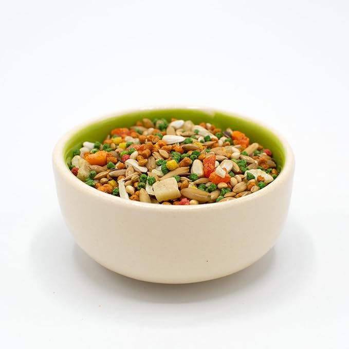 ZuPreem Smart Selects Daily Bird Food for Parakeet, Budgie, Parrotlet, Dove, Bird Pellets and Seed Blend, Core Nutrition for Small Birds, Made in USA, Parakeet Food, Budgie Food (S, 2 lb) (Pack of 2)