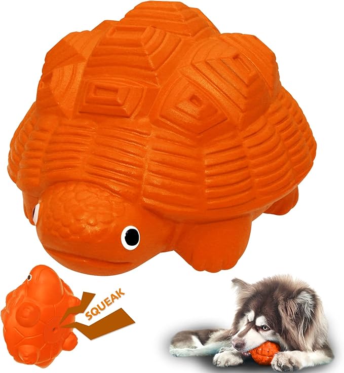 Dog Toys for Aggressive Chewers, Heavy Duty Tough Dog Toy for Large Dogs, Indestructible Squeaky Dog Toys