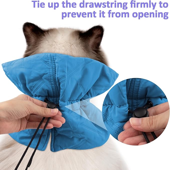 Soft Cat Cone Collar, Kitten Cone for Recovery - Adjustable, Lightweight Elizabethan Collar Alternative