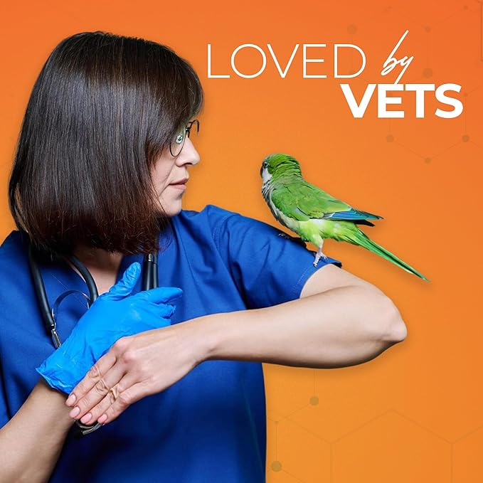 UnRuffledRx™ OmegaGlow for Birds – Raw, Natural Seed Blend for Feather Growth & Molting Support – Skin & Immune Health with Chia, Flax & Hemp Seeds – Helps Reduce Plucking – 2 oz Shaker Jar