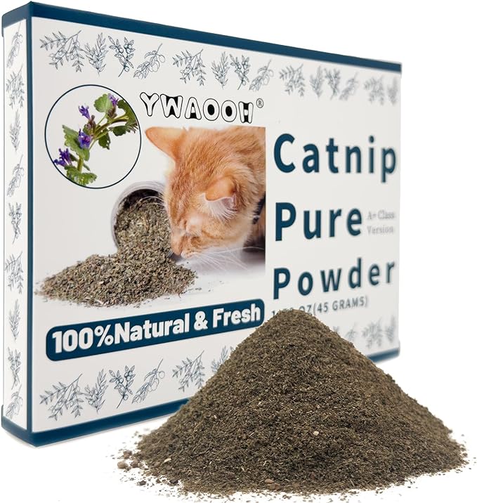 Premium Catnip for Cats & Kittens β Cold-Processed, High Potency Nepetalactone, 100% Pure Leaf-Only Catnip for Toys, Scratchers, Refills, Stimulates Play & Protects Furniture - 45g