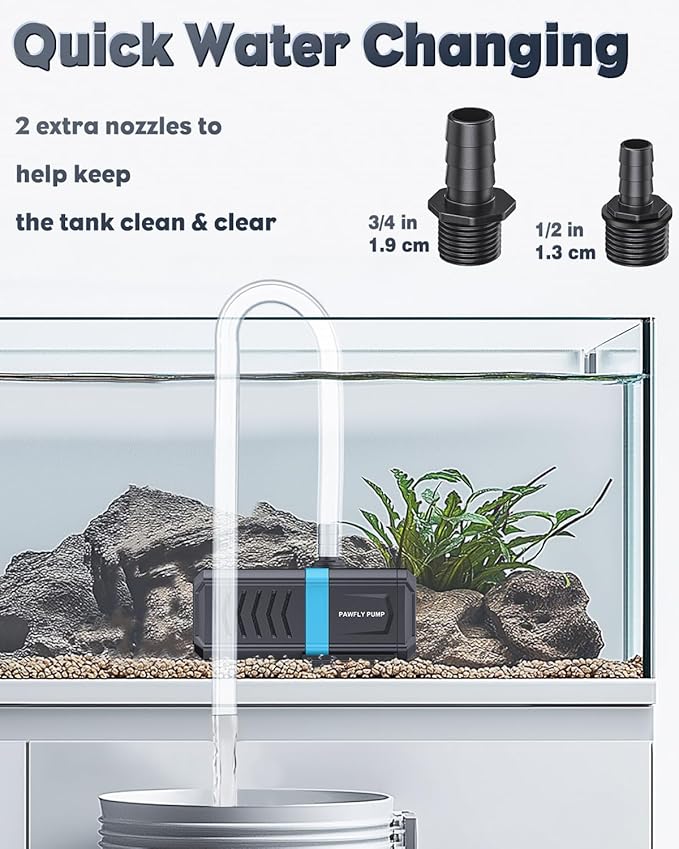 Pawfly Internal Aquarium Filter for 50-120 Gallon Fish Tanks Adjustable Fish Tank Filter with 550 GPH Powerful Water Pump Ultra Quiet Submersible Filter for Freshwater Saltwater Pond Filtration