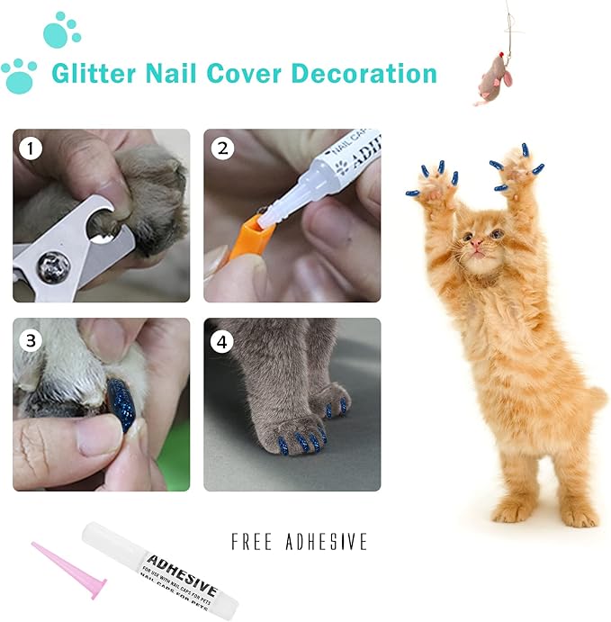 JULMELON Cat Washing Bag 10 PCS Set, Adjustable Cat Shower Net Bag and Pet Grooming Brush with Nail Clipper Nail File Hair Combs Tick Tool Nail Caps for Bathing Nail Trimming Examination(Grey+Green)