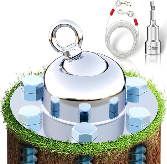 360° Swivel Dog Tie Out Cable and Stake - 2025 Upgrad Stainless Steel Dog Stake Dog Anchor for Small to Large Dogs - No Tangle Reflective Run Cable for Yard (Silver 10 ft Cable)