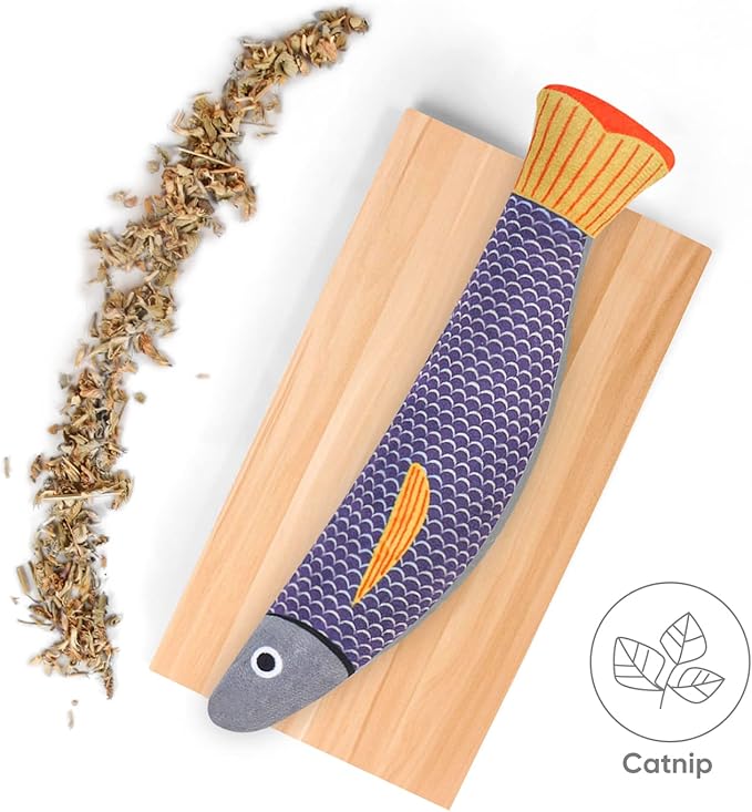 4Pcs Catnip Toy, Plush Cat Toys with Jingly Bell, Bite Resistant Chew Toys, Catnip Filled Cartoon Cat Teething Chew Toy for All Cats