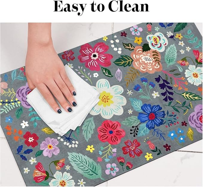 Dog Food Mats for Floors, Absorbent Dog Bowl Mat for Food and Water Dispenser Mat, Quick Dry Cat Food Mat Pet Supplies