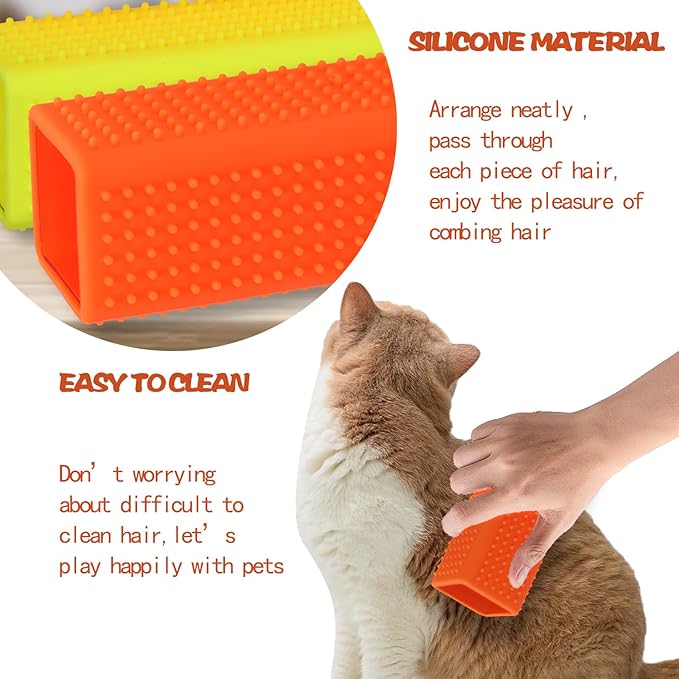 2pcs Pet Dog Cat Hair Remover, Pet Hair Removal Tool, Car Carpet Cleaner for Pet Hair,Dog Hair Remover for car,Interior, Furniture, Sofa