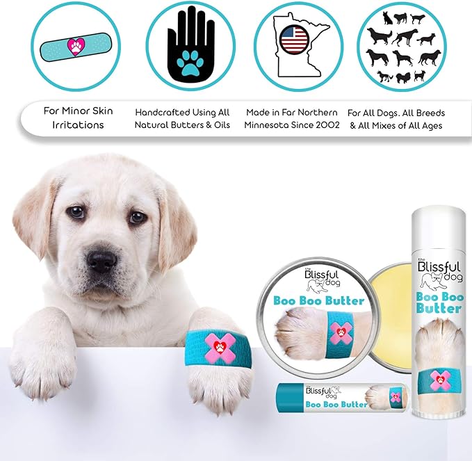 The Blissful Dog 8 oz TIN Poodle Booboo Butter