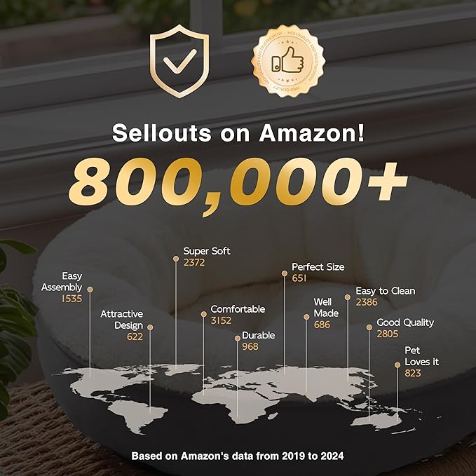 Love's cabin Round Donut Cat and Dog Cushion Bed, 25in Pet Bed for Small or Medium Dogs, Anti-Slip & Water-Resistant Bottom, Soft Durable Fabric Pet Beds, Washable Calming Cat & Dog Bed Green