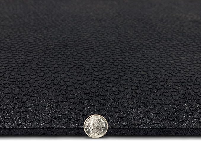 Mohawk Home Heavy Duty Rubber Stall Mat - Gym Floor- Under Dog Crate - All Purpose Utility 3' x 4' - 1/2" Thick (Pack of 10)