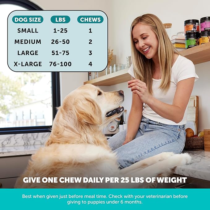 Natural Hemp Calming Chews for Dogs Maximum Strength - Hemp & Melatonin Dog Anxiety Relief - Calming Aid Supplement with Valerian Root - Stress, Separation & Thunder Support - (Duck 90 Ct)