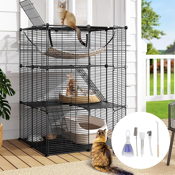 5Pcs Bird Cage Cleaner Set, Stainless Steel Poop Remover & Scraper Tool, Bird Cage Accessories for Small Animal Parakeet Hamster Rabbit Bird Cage Accessories