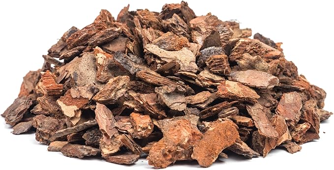 Premium Pine Bark Nuggets โ Pine Bark Mulch for Gardens, Landscaping, Potted Plants, and Wood Chips for Garden Beds (0.3 CF - 8 L - 9 QTS)