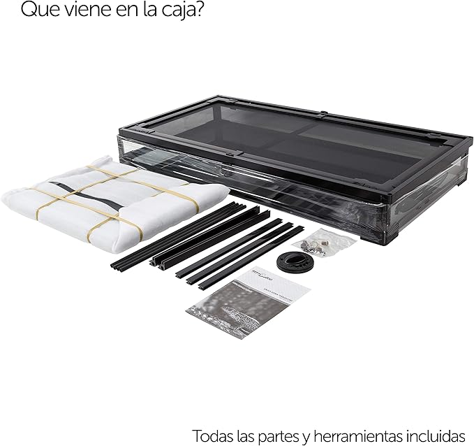 REPTI Zoo 67 Gallon Reptile Glass Terrarium, Double Hinge Door Reptile Tank, Side/TOP Screens Ventilation Reptile Terrarium Reptile Enclosure, 36" x 18" x 24" Gecko Tank (Knock-Down) (RK0120N)