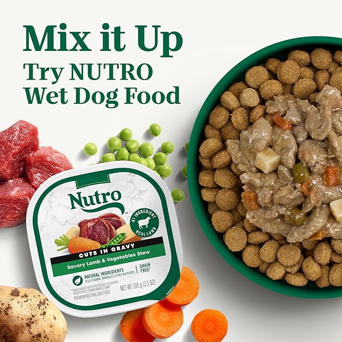 Nutro Natural Choice Lamb & Brown Rice Adult Small Bites Dog Food Recipe, 12 lb. Bag