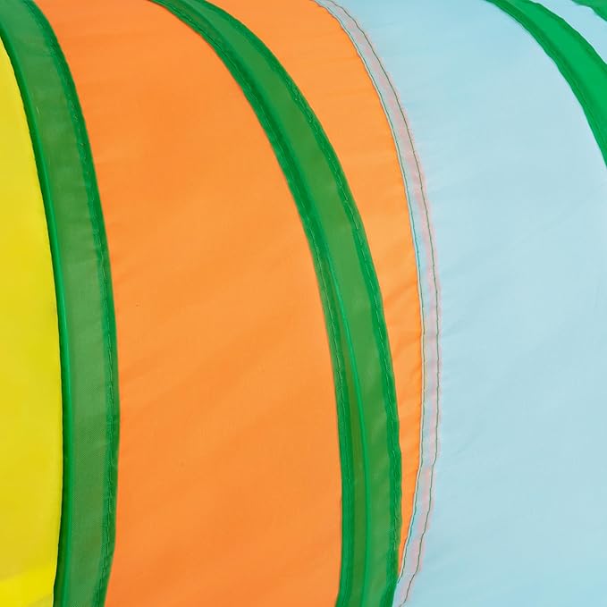 Tempcore Pet Cat Tunnel Tube Cat Toys 3 Way Collapsible, Cat Tunnels for Indoor Cats,Kitty Tunnel Bored Cat Pet Toys Peek Hole Toy Ball Cat, Puppy, Kitty, Kitten, Rabbit Rainbow