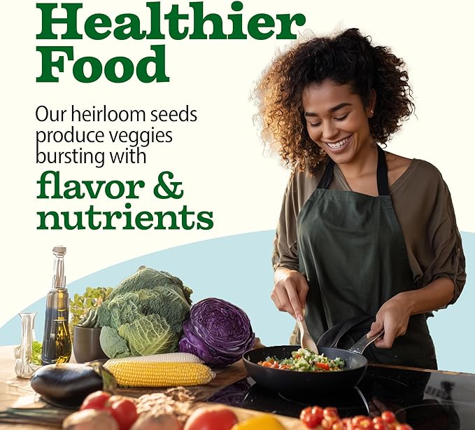 HOME GROWN π¨π¦π π£π₯ππ ππ¨π  55 Vegetable Seeds Pack 28,000+ Non-GMO Heirloom Seeds for Planting, Spring Fall Winter Garden Kit, Survival Seed Vault for Preppers & Gardeners, Gift for Men & Women