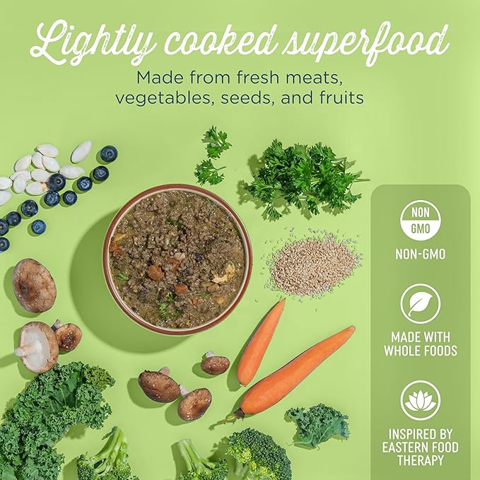 Side by Side Beef & Salmon Stew, Neutral Dog Food for All Breeds, Made of Whole Foods, Every Ingredient Has a Purpose, No Artificial Additives, Fillers, or Gums, Ready to Serve, 12.5 oz, Case of 12