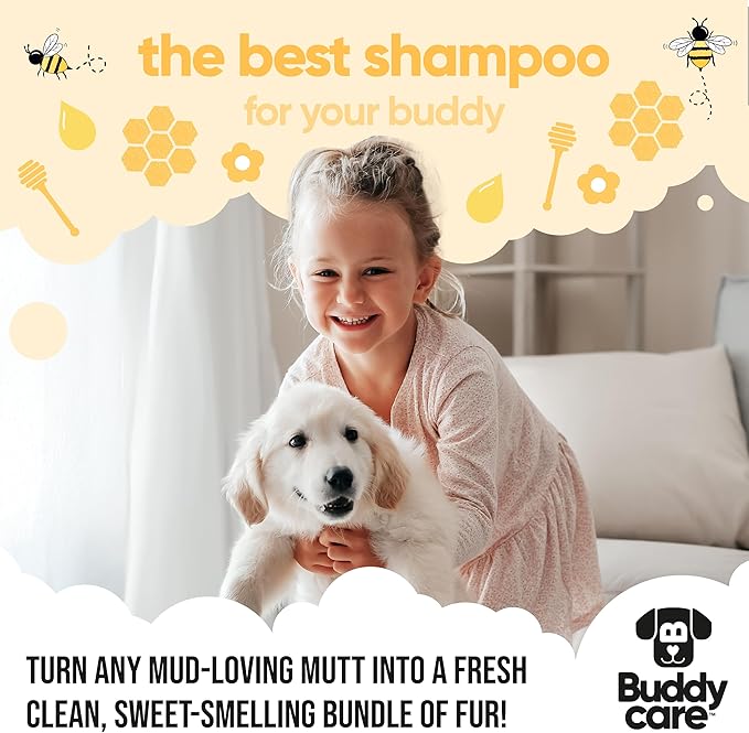 Itch Relief Dog Shampoo by Buddycare | with Aloe Vera and Pro Vitamin B5 (50.72oz)