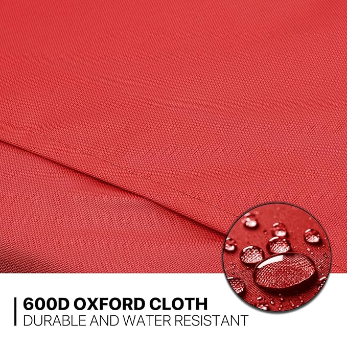 MoNiBloom 3 Wheels Pet Stroller, Foldable Puppy Cage Jogger Stroller with Weather Cover for All-Season, Storage Basket and Cup Holder, Breathable and Visible Mesh for Small/Medium Pets, Red