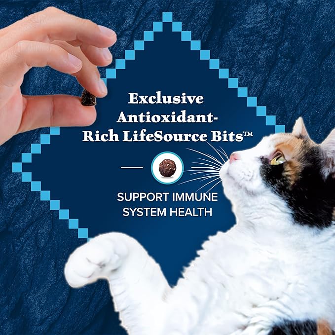 Blue Buffalo Wilderness High Protein Indoor Hairball Control Chicken Dry Cat Food for Adult Cats, Grain-Free, 5 lb. Bag