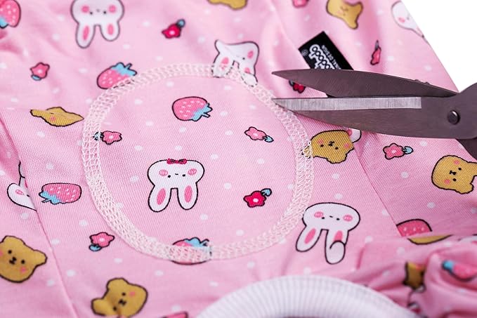 Pink Dog Recovery Suit Female Male For Small Medium Dogs,Dog Surgical Recovery Suite Bodysuit After Surgery Zipper On Back Puppy Cat Long Sleeve Onesies Bodysuit After Surgery Wound Protective