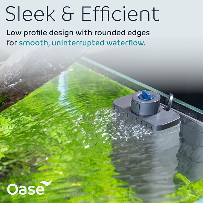 OASE EcoFlow 150 Internal Aquarium Filter, for Freshwater and Saltwater Tanks Up to 40 Gallons, Quiet, Customizable Water Flow, Multi-Stage Filtration