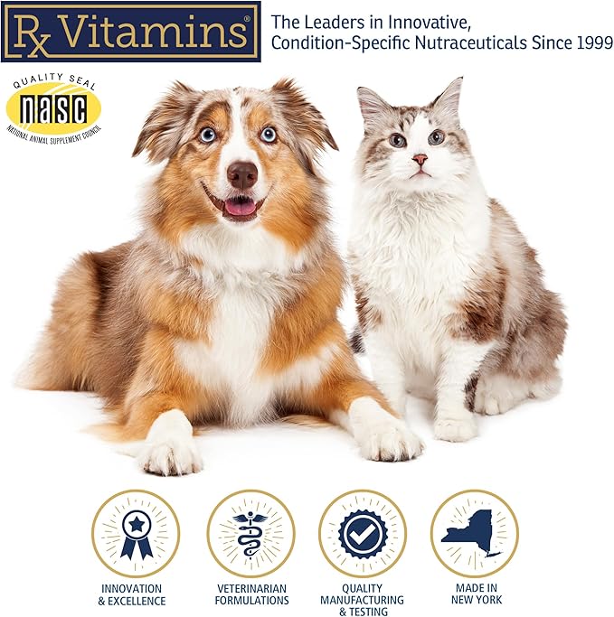 Rx Vitamins CurcuWIN - Curcumin for Dogs & Cats - Vitamins and Supplements, Allergy Relief - Provides Immune Support & Aids Digestive Support - Joint Supplement - 90ct