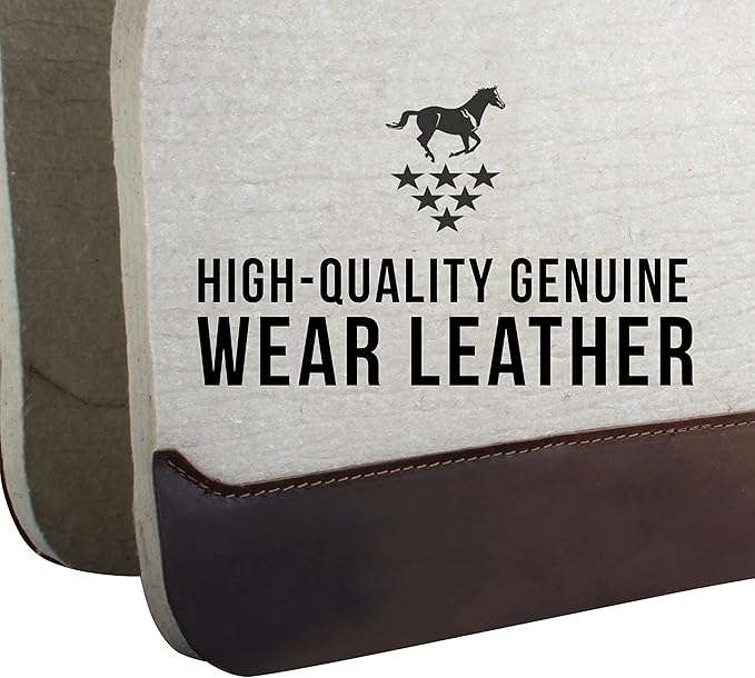 Professional's Choice 100% Steam-Pressed Wool Felt Saddle pad