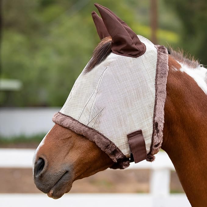 Kensington Signature Fly Mask w/Plush Fleece & Ears w/Forelock Hole Size