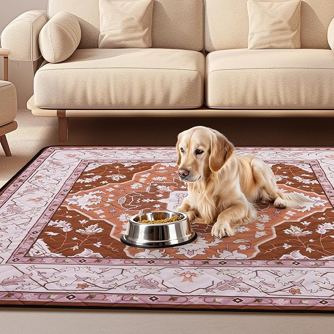 Washable Pee Pads for Dogs: 2 Pack Reusable 31"x36" Waterproof & Leakproof Puppy Pads, Non-Slip Whelping & Potty Training for Floor, Playpen, Crate, Couch