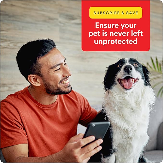 Ultra Flea and Tick Prevention for Dogs - Dog and Puppy Treatment and Control - Mosquito Repellent - XL, Fast Acting Waterproof Topical Drops, 2 Month Supply