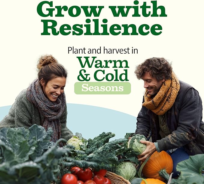 HOME GROWN π¨π¦π π£π₯ππ ππ¨π  55 Vegetable Seeds Pack 28,000+ Non-GMO Heirloom Seeds for Planting, Spring Fall Winter Garden Kit, Survival Seed Vault for Preppers & Gardeners, Gift for Men & Women