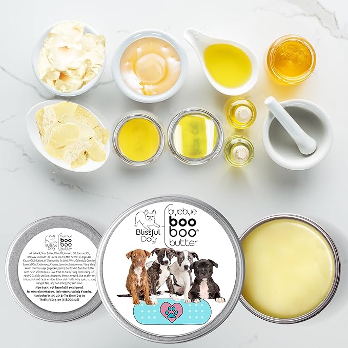 The Blissful Dog Staffordshire Pitbull Terrier Boo Boo Butter, 1-Ounce