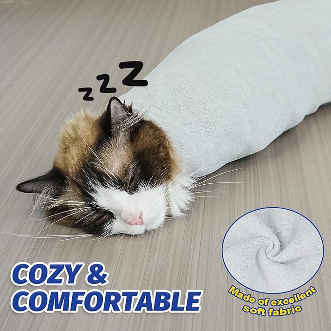 Supet Cat Wrap for Cutting Nails, Self-Adhesive Cat Grooming Wrap, Anti-Scratch Cat Wrap for Grooming, Ideal for Medicine, Nail Clipping, Teeth Brushing, Ear Cleaning