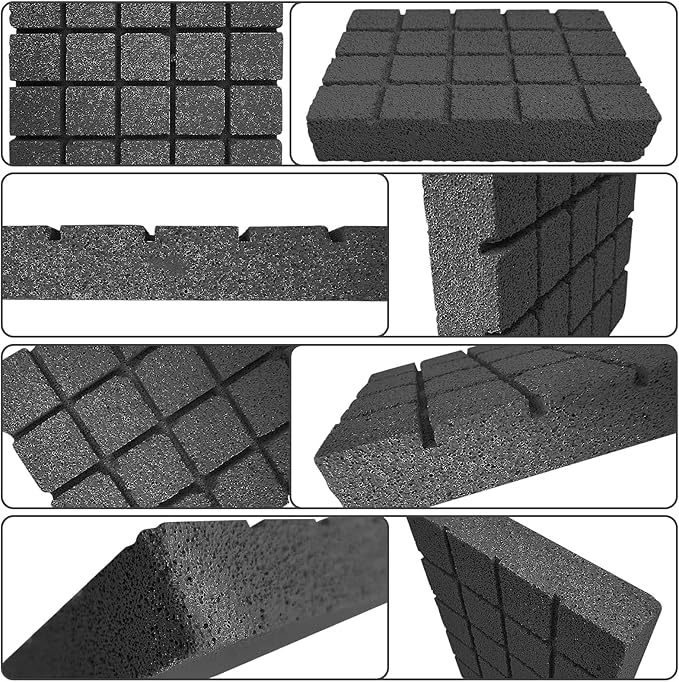 Hamiledyi 6PCS Rabbit Scratching Pads - Bunny Lava Grinding Claw Pads for Small Animals - Hamster, Gerbil, Chinchilla, Hedgehog, Guinea Pig Cage Accessories