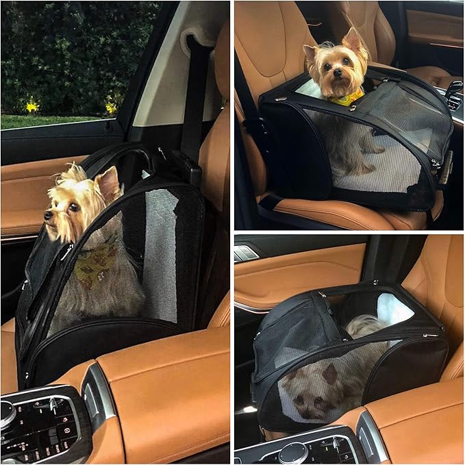 KOPEKS Deluxe Backpack Pet Travel Carrier with Double Wheels for Pets up to 18 Pounds - Pink