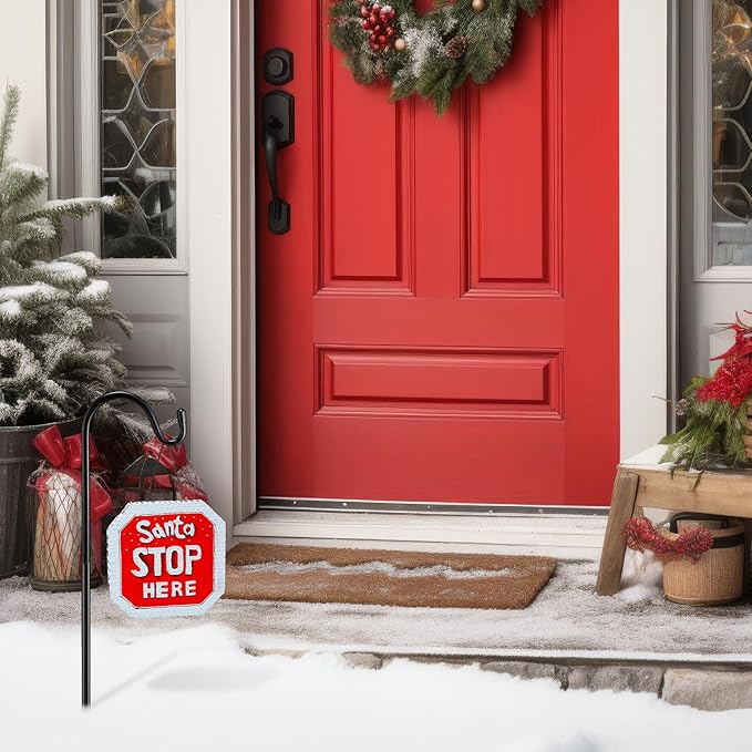 4 Pcs 45 Inch Shepherds Hook for Outdoor Adjustable Bird Feeder Pole Metal Steel Shepard Hooks for Hummingbird Stand Feeder Pole for Garden Plant, Lantern, Hanging Wedding Decor