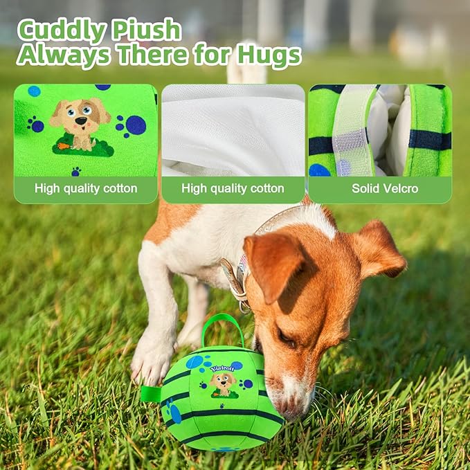 Interactive Dog Toys,Remote Control Dog Balls with Jumping, Rolling & Moving Functions - Includes a Vibrating Dog Ball and Durable Chew Fabric for Safe Play (5.51")